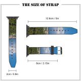 yanfind Watch Strap for Apple Watch Scenery Sky Cumulus Domain Україна Область Public Київська Outdoors Wallpapers Azure Compatible with iWatch Series 5 4 3 2 1