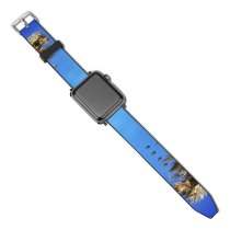 yanfind Watch Strap for Apple Watch Winter Bulrush Family Cloud Sunlight Sky Plant Sky Phragmites Hay Grass Daytime Compatible with iWatch Series 5 4 3 2 1