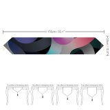 Yanfind Table Runner Abstract Air Silver Dark Everyday Dining Wedding Party Holiday Home Decor