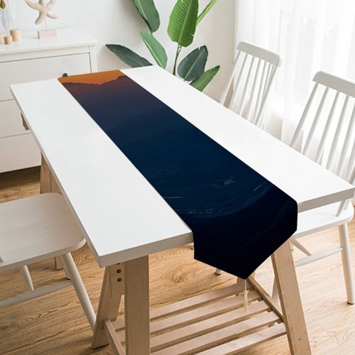 Yanfind Table Runner Landscape Peak Sunrise Patscherkofel Hohe Valley Landschaft Pictures Outdoors Dawn Everyday Dining Wedding Party Holiday Home Decor