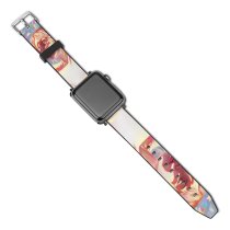 yanfind Watch Strap for Apple Watch Yasar VURDEM Girl Portrait Beautiful Girly Colorful Vivid Dream Compatible with iWatch Series 5 4 3 2 1