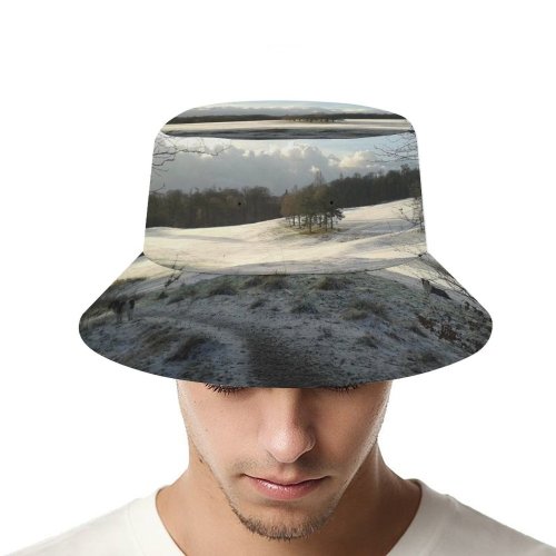 yanfind Adult Fisherman's Hat Winter Golf Morning Natural Winter Atmospheric Cour Glasgow Landscape Scotland Sky Virgin Fishing Fisherman Cap Travel Beach Sun protection