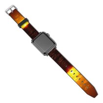 yanfind Watch Strap for Apple Watch Sunset Sunrise  Sky Colour Sea Ocean Hard Light Ray Beam Horizon Compatible with iWatch Series 5 4 3 2 1