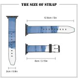 yanfind Watch Strap for Apple Watch Ushuaia Snowcat Snow Lake   Mountainous Landforms Sky Winter Arctic Natural Compatible with iWatch Series 5 4 3 2 1