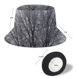 yanfind Adult Fisherman's Hat Winter Frost Winter Natural Atmospheric Branches Woody Landscape Sky Plant Branch Twig Fishing Fisherman Cap Travel Beach Sun protection
