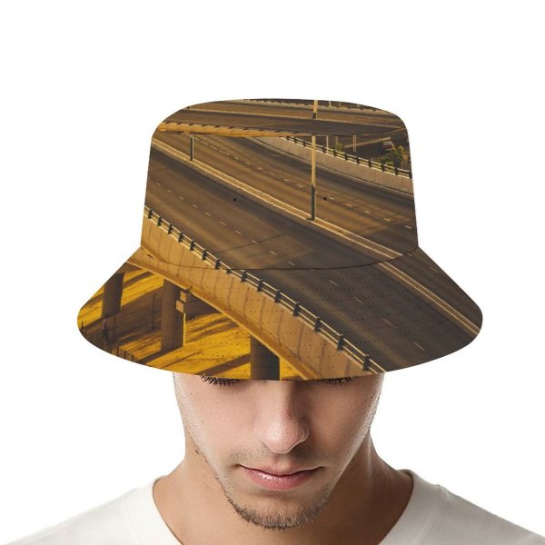 yanfind Adult Fisherman's Hat Images Train Aerial Quiet Empty Overpass Free Aircraft Дороги Road Pictures Street Fishing Fisherman Cap Travel Beach Sun protection