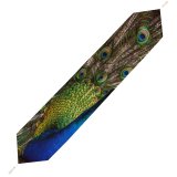 Yanfind Table Runner Paul Carmona Peacock Peafowl Beautiful Feathers Closeup Bird Colorful Everyday Dining Wedding Party Holiday Home Decor