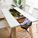 Yanfind Table Runner Blur Focus Wildflowers Flowers Depth Grass Cemetery Field Graveyard Tombstones Stone Growth Everyday Dining Wedding Party Holiday Home Decor