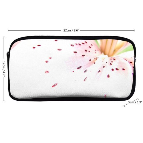 yanfind Pencil Case YHO Lily Motion Fashion Beauty  Heart Central Plant Petal Resort Flower Spa Zipper Pens Pouch Bag for Student Office School