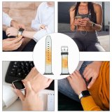 yanfind Watch Strap for Apple Watch  Abstract Light Graphics Texture Art Wallpapers Floral Creative Images Design Compatible with iWatch Series 5 4 3 2 1