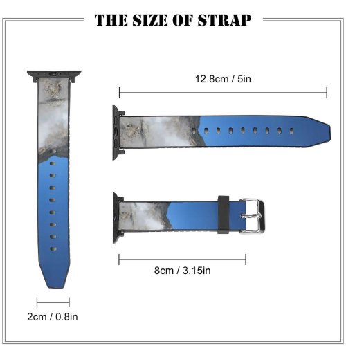 yanfind Watch Strap for Apple Watch Eruption Papandayan Karamat Garut Geyser  Free Outdoors Regency Wallpapers Wangi Compatible with iWatch Series 5 4 3 2 1