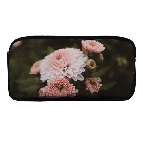 yanfind Pencil Case YHO Images Fall Autumn Flowers Public Wallpapers Dahlia Plant Pollen Warm Cozy Pictures Zipper Pens Pouch Bag for Student Office School