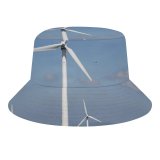 yanfind Adult Fisherman's Hat Power Galicia Field Field Natural Atmospheric Earth Mother Ecology Sky Energy Turbine Fishing Fisherman Cap Travel Beach Sun protection