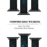 yanfind Watch Strap for Apple Watch Dante Metaphor Abstract Hexagons Patterns Cyan Blocks Compatible with iWatch Series 5 4 3 2 1