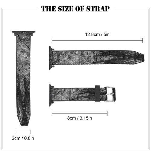 yanfind Watch Strap for Apple Watch Sad Plant Woodland Forest Wilderness Creative  Pictures Ground Outdoors Jungle Compatible with iWatch Series 5 4 3 2 1