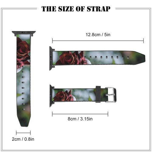 yanfind Watch Strap for Apple Watch Flower Rose Tashkent Plant  Uzbekistan Creative Images Commons Compatible with iWatch Series 5 4 3 2 1