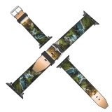 yanfind Watch Strap for Apple Watch Benjamin Suter Mountains Cliffs River Daytime Aerial Iceland Compatible with iWatch Series 5 4 3 2 1