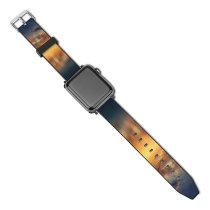 yanfind Watch Strap for Apple Watch Johannes Plenio Tree Sunrise Birds Reflection Seascape Compatible with iWatch Series 5 4 3 2 1