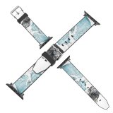 yanfind Watch Strap for Apple Watch Domain Rock Columbia Explore Alberta Pictures Winter Outdoors Snow Tour Compatible with iWatch Series 5 4 3 2 1