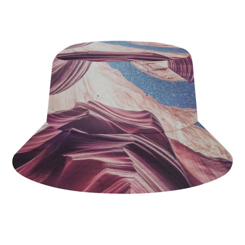 yanfind Adult Fisherman's Hat Grafixart Lower Antelope Canyon Starry Sky Night Arizona USA Fishing Fisherman Cap Travel Beach Sun protection
