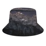 yanfind Adult Fisherman's Hat Collins Black Dark Grand Teton National Park Early Morning Mountain Range USA Fishing Fisherman Cap Travel Beach Sun protection