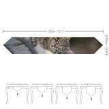 Yanfind Table Runner Funny Curiosity Outdoors Focus Little Young Blur Pretty Staring Everyday Dining Wedding Party Holiday Home Decor
