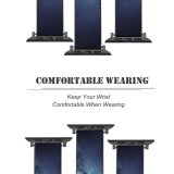 yanfind Watch Strap for Apple Watch Black Dark Wolf Eyes Snowfall Winter Night Forest Compatible with iWatch Series 5 4 3 2 1