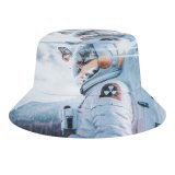 yanfind Adult Fisherman's Hat Comfreak Radioactive Suit Butterfly Science Clouds Sky Reflection Nuclear Fishing Fisherman Cap Travel Beach Sun protection