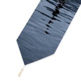 Yanfind Table Runner Blur Focus Winter City Landscape Mountains Travel Snow Church Tower Building River Everyday Dining Wedding Party Holiday Home Decor