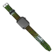 yanfind Watch Strap for Apple Watch Tree Trees Leafs Leaf Landscape Sky Path Forest Leaves  Brook Wild Compatible with iWatch Series 5 4 3 2 1