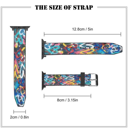yanfind Watch Strap for Apple Watch Wall States York Colour Street Love Manhattan  Free Website Texture Compatible with iWatch Series 5 4 3 2 1
