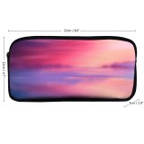 yanfind Pencil Case YHO Coyle Sky Horizon Scenic Flying Birds Seascape Sunset Zipper Pens Pouch Bag for Student Office School