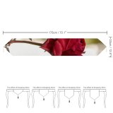 Yanfind Table Runner Dry Rose Plant Frost Pictures Winter Flower Beautiful Blossom Images Everyday Dining Wedding Party Holiday Home Decor
