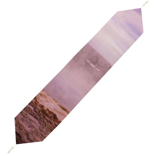 Yanfind Table Runner Eruption Domain Pictures Outdoors Volcano Public Geyser Mountain Images Wallpapers Purple Everyday Dining Wedding Party Holiday Home Decor