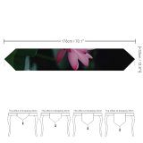 Yanfind Table Runner Blur Freshness Focus Beautiful Plant Delicate Fresh Depth Aquatic Field Growth Blooming Everyday Dining Wedding Party Holiday Home Decor