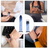 yanfind Watch Strap for Apple Watch  Drench Clear Colorful  Wave Bubbles Natural Reflection  Ripples Compatible with iWatch Series 5 4 3 2 1