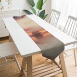 Yanfind Table Runner Hot Air Balloon Multicolor Colorful Sky Reflection Clouds Sky Everyday Dining Wedding Party Holiday Home Decor