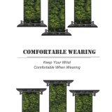yanfind Watch Strap for Apple Watch Landscape Countryside Plant Domain Pictures Outdoors Jungle Tree Vegetation Belize Grass Compatible with iWatch Series 5 4 3 2 1