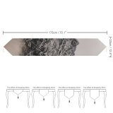 Yanfind Table Runner Landscape Peak Creative Pictures Cloud Outdoors Grey Snow Nepal Range Ice Everyday Dining Wedding Party Holiday Home Decor