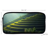 yanfind Pencil Case YHO Sasin Tipchai Rice Fields Agriculture Paddy Landscape Terrace Farming Daylight Zipper Pens Pouch Bag for Student Office School