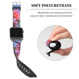 yanfind Watch Strap for Apple Watch Winter Flower Beautiful Stem Combretaceae Colorful Silk Plant Flowers Perfume Flower Flowering Compatible with iWatch Series 5 4 3 2 1