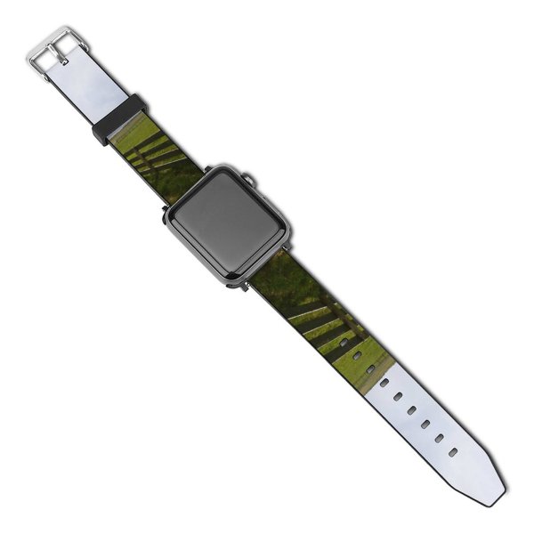 yanfind Watch Strap for Apple Watch Rural Ouderkerk Countryside Domain West Pasture Farm Grassland Aan Outdoors Amstel Compatible with iWatch Series 5 4 3 2 1