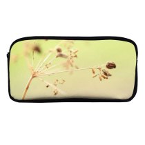 yanfind Pencil Case YHO Macro Insect Leaf Organism Plant Twig Plant Stem Spring Brittle Flower Zipper Pens Pouch Bag for Student Office School