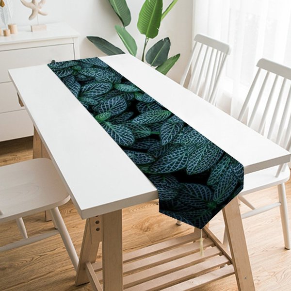Yanfind Table Runner Aaron Burden Leaves Plants Leaf Closeup Everyday Dining Wedding Party Holiday Home Decor