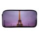 yanfind Pencil Case YHO Denys Nevozhai Eiffel   France Evening Purple Sky Lights Iconic Zipper Pens Pouch Bag for Student Office School