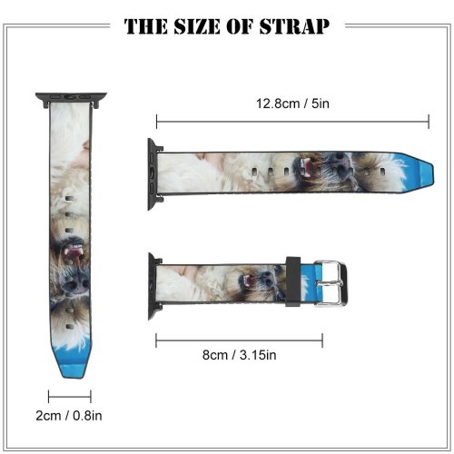 yanfind Watch Strap for Apple Watch Dog Pet Wallpapers Free Pictures Stock Wood Images Compatible with iWatch Series 5 4 3 2 1