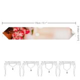 Yanfind Table Runner Blur Focus Christmas Candles Figurine Decor Decoration Horse Celebration Table Traditional Top Everyday Dining Wedding Party Holiday Home Decor