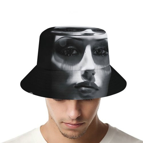 yanfind Adult Fisherman's Hat Shopping Mode Catwalk Fashion Beautiful Doll Beauty Doll Design Model Jet Window Fishing Fisherman Cap Travel Beach Sun protection