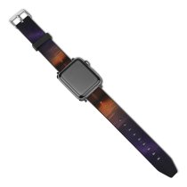 yanfind Watch Strap for Apple Watch Outer Galaxy Planet Astronomy Outdoors Nebula  Moonrise Mars Images Milky Night Compatible with iWatch Series 5 4 3 2 1