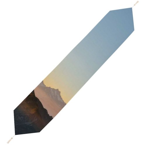Yanfind Table Runner Landscape Peak Sunrise Building Countryside Housing Activities Wallpapers Pictures Outdoors Free Everyday Dining Wedding Party Holiday Home Decor